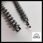 Bracelet Tête de Mort Punk/gothique en Acier Inoxydable