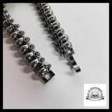 Bracelet Tête de Mort Punk/gothique en Acier Inoxydable