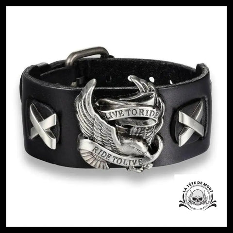Bracelet Tête de Mort Rapace
