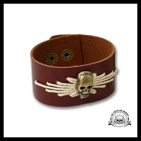 Bracelet Tête de Mort Roi Soleil