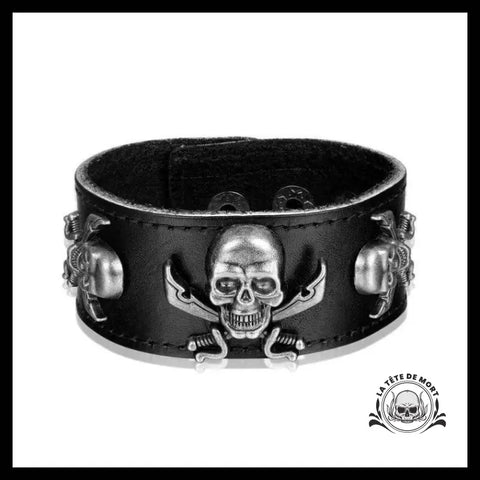 Bracelet Tête de Mort Sabre