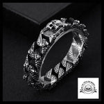 Bracelet Tête de Mort Serpent