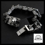Bracelet Tête de Mort Serpent