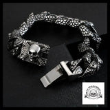 Bracelet Tête de Mort Serpent