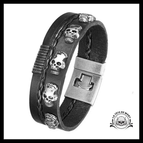Bracelet Tête de Mort Sourire