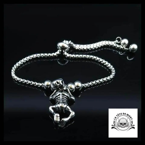 Bracelet Tête de Mort Squelette