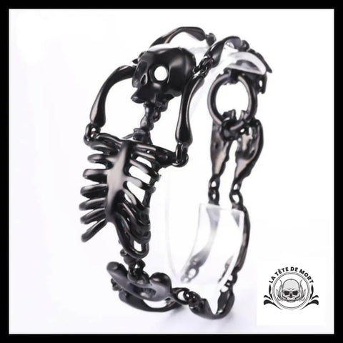 Bracelet Tête de Mort Squelette Humain