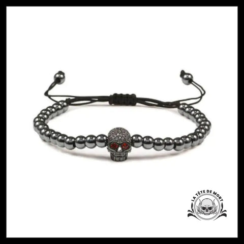 Bracelet Tête de Mort Strass