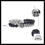 Bracelet Tête de Mort Ténèbres