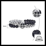Bracelet Tête de Mort Ténèbres