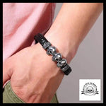 Bracelet Tête de Mort Triple Crâne