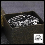 Bracelet Tête de Mort Triple Crâne