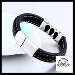 Bracelet Viking (Cuir) - Crâne Passion