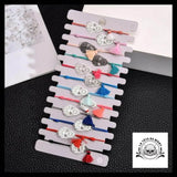 Bracelets Tête de Mort Argentée (lot 12 élastiques)