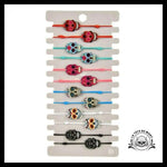 Bracelets Tête de Mort élastiques (lot 12 élastiques)