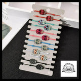 Bracelets Tête de Mort élastiques (lot 12 élastiques)