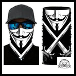 Cache-cou Tête de Mort Anonymous