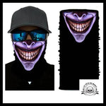 Cache-cou Tête de Mort Purple Smile