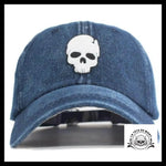 Casquette Crâne Bleu