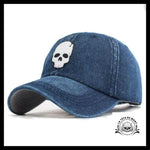 Casquette Crâne Bleu