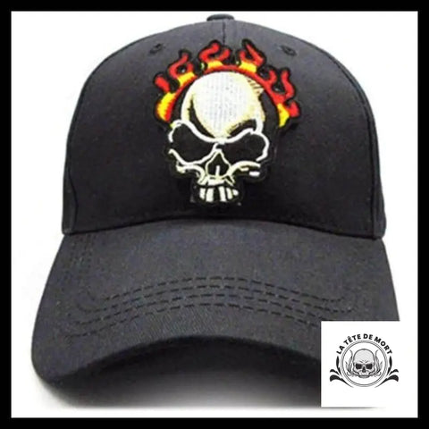 Casquette Crâne En Feu