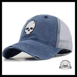 Casquette Crâne Gris