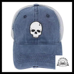 Casquette Crâne Gris