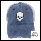 Casquette Crâne Gris
