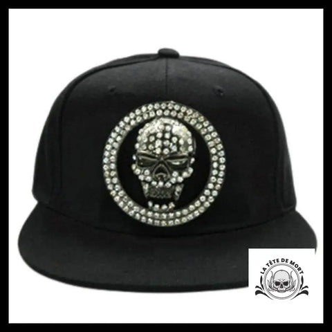 Casquette Skull Strass
