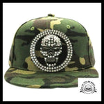 Casquette Skull Strass