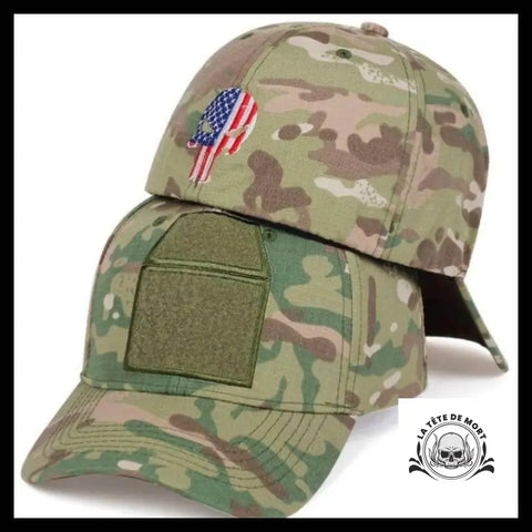 Casquette Tête de Mort Armée