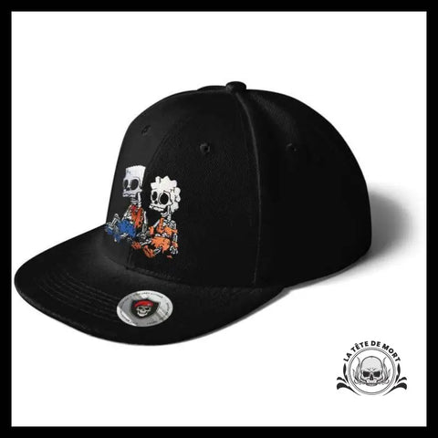 Casquette Tête de Mort Bart & Lisa