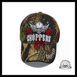 Casquette Tête de Mort Baseball Camouflage