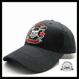 Casquette Tête de Mort Baseball Hooligans Noire
