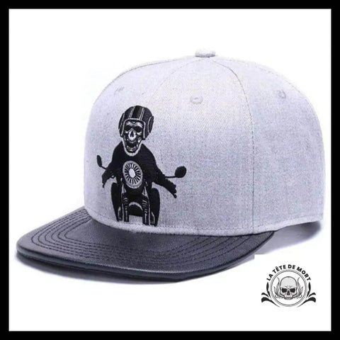 Casquette Tête de Mort Biker