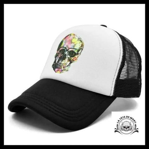 Casquette Tête de Mort Colorée