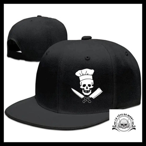 Casquette Tête de Mort Cuisinier