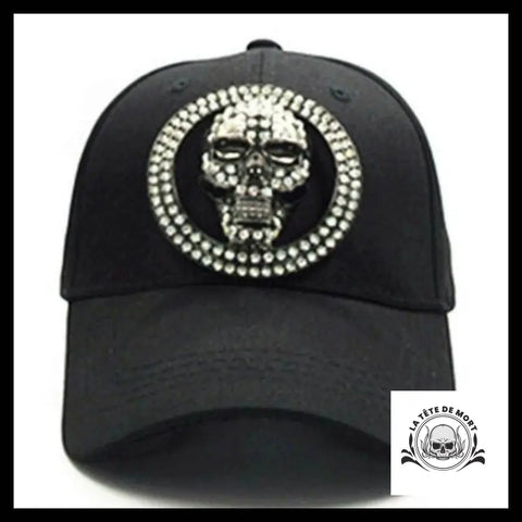 Casquette Tête de Mort Diamant