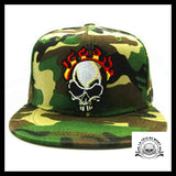 Casquette Tête de Mort En Feu