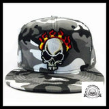 Casquette Tête de Mort En Feu