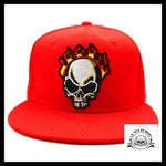 Casquette Tête de Mort En Feu
