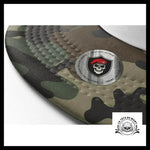 Casquette Tête de Mort Fleurs