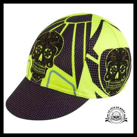 Casquette Tête de Mort Fluo