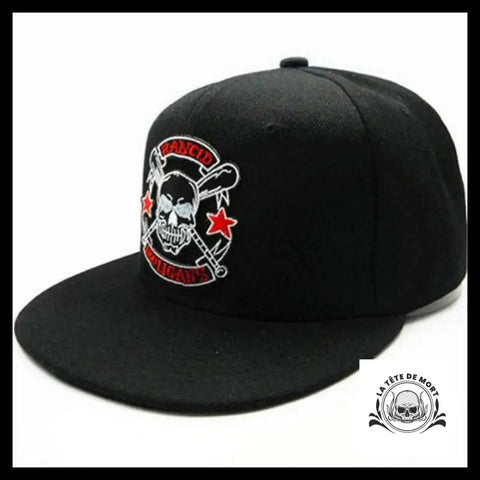 Casquette Tête de Mort Hooligans Noire