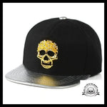 Casquette Tête de Mort Or