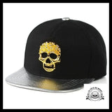 Casquette Tête de Mort Or