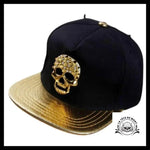 Casquette Tête de Mort Or