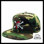 Casquette Tête de Mort Pirate Jack Camouflage