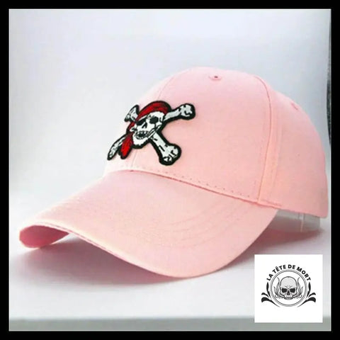 Casquette Tête de Mort Pirate Jack Rose