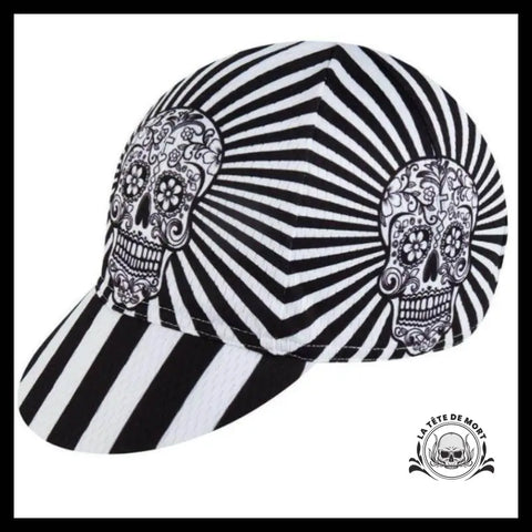 Casquette Tête de Mort Psychédélique
